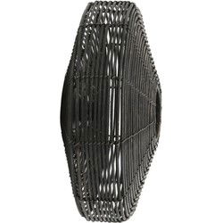 Light & Living - wandlamp - Mataka - zwart - rotan - E27 - 1860012