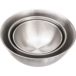 Krumble Beslagkommen – RVS – Set van 3