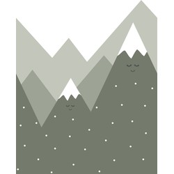 ESTAhome fotobehang bergen donkergroen - 200 x 279 cm - 159094