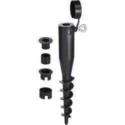 Parasolharing - voor parasolstok tot 45 mm - parasolvoet - Parasolvoeten