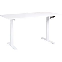 DESTINES - Verstelbaar bureau - Wit - Spaanplaat