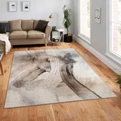 Laagpolig Vloerkleed Monira - Designer - Beige / Bruin / Grijs - 200x280 cm