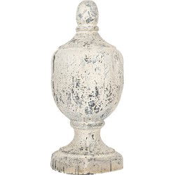 Clayre & Eef Decoratie Ornament Ø 19x45 cm Beige Keramisch materiaal