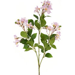 Kunstbloem Lagerstroemia 90 cm paars