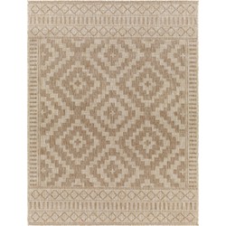  Buitenkleed - Balkon, Terras, Keuken - Jute-Look Tapijt TRICIA - Beige/Ivoor - 200x275 cm 