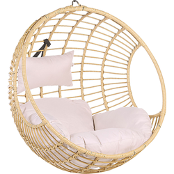 ASPIO - Hangstoel - Natuurlijk - PE rotan