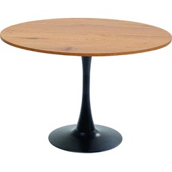 Eettafel Schickeria Oak Black 110cm