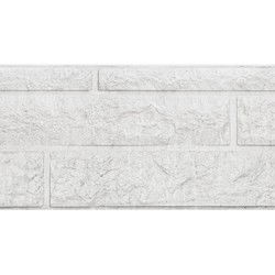 Berton Rotsmotiefplaat wit/grijs 184 cm enkelzijdig Tuindeco
