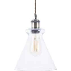 Beliani BERGANTES - Hanglamp-Transparant-Glas