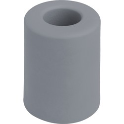 Deltafix Deurbuffer - deurstopper - grijs - rubber - 50 x 35 mm - Deurstoppers