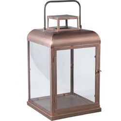 PTMD Lantaarn Vitoria - 30x30x50 cm - Ijzer - Wit