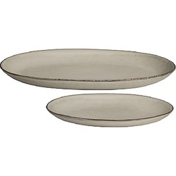 Broste Copenhagen - Nordic Sand Plate oval s/2