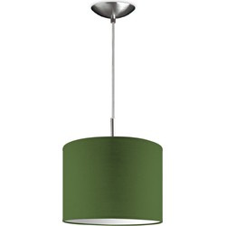 Home sweet home hanglamp Tube deluxe bling Ø 25 cm - groen