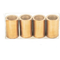 Housevitamin Magnetic Candleholders - Gold - Set of 4 - 3x4,5cm