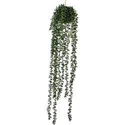 Hoyz Greenery - Kunst hangplant Senecio bal 71 cm