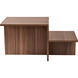 Salontafel 2 niveaus L80 cm - HARMONY