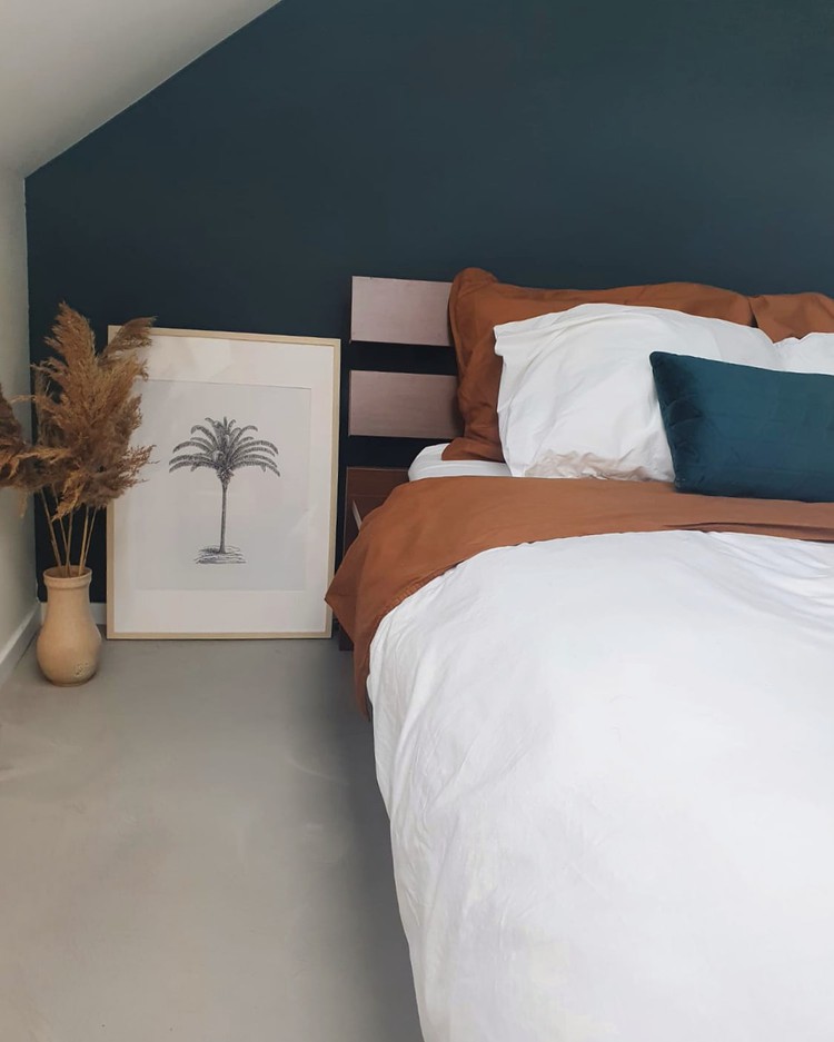 blauw-en-bruin-slaapkamer
