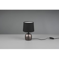 Moderne Tafellamp  Malu - Kunststof - Grijs