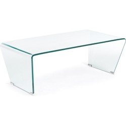 Kave Home - Burano glazen salontafel 120 x 60 cm