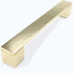 Deurgreep Hennie - messing - 160 mm - Industrieel - Handgreep - Kastgreep - Ladegreep