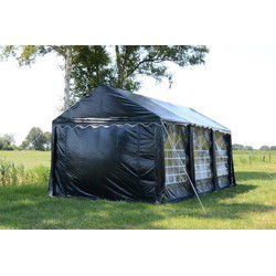 Premium Partytent PVC 3x6x2 mtr in Zwart