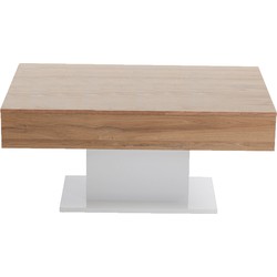 Salontafel met verborgen opbergruimte L100cm - Avola