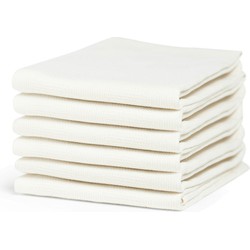 DDDDD Theedoek Checkmaid Off-White (6 stuks)