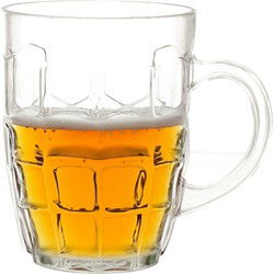 Bierpul - transparant - onbreekbaar - kunststof - 50 cl - 500 ml - Bierglazen
