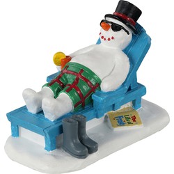 Relaxing snowman - LEMAX