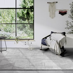 Villeroy & Boch - Laagpolig vloerkleed Wol - Ursule - Grijs - 190x280 cm