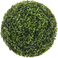 Mica Decorations Kunstplant - buxusbol - groen - 27 cm - Kunstplanten