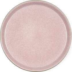 Bitz® Gastro - 6 stuks Aardewerk Dinerborden 27x2,5 cm Grijs/Roze 821402