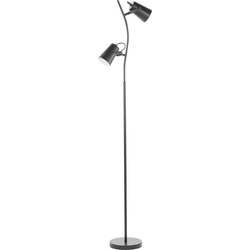 Beliani FLINT - Staande lamp-Zwart-Staal