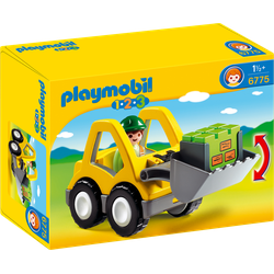 Playmobil Playmobil 1.2.3 - Graafmachine met werkman 6775