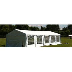 Classic Plus Partytent PVC 4x10x2 mtr in Beige