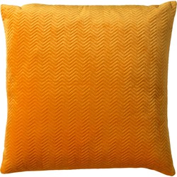 Dutch Decor DIAZ - Kussenhoes velvet 45x45 cm Golden Glow  - geel - Dutch Decor