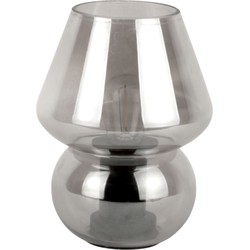 Tafellamp Vintage LED - Zilver - 16x16x20cm