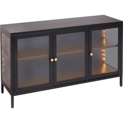 Beliani NEWPORT - Sideboard-Zwart-Staal