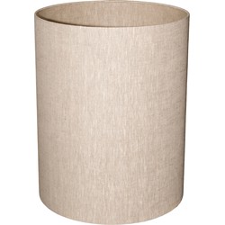 PTMD Rivvo Natural cotton linen lampshade round high