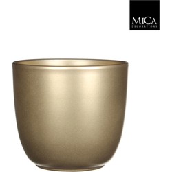 Tusca pot rond goud h16xd17 cm - Mica Decorations