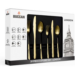 Buccan - Bestekset - London - 39 delig - Goud