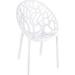 Moderne stoel GEO 59x60x80 cm Wit