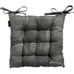 Toscane Zitkussen Circle groen 46 cm x 46 cm (4 stuks)