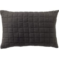 Dutch Decor REZA - Kussenhoes 40x60 cm - Charcoal Gray - antraciet - Dutch Decor