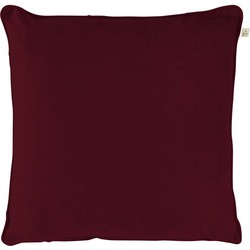 Dutch Decor VELVET - Kussenhoes bordeaux 45x45 cm - rood - Dutch Decor