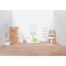 Goki Goki Doll furniture style, bathroom Bathtub:11.2x6.2x6 cm