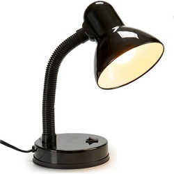 Pincello Tafellamp/bureaulampje Desk Light - metaal - zwart - H33 cm- Leeslampje - Bureaulampen