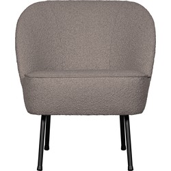 BePureHome Fauteuil Vogue - Velvet - Naturel - 69x57x70