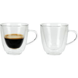Cosy & Trendy Dubbelwandige glazen - 2x st - 160 ml - glas - Koffie- en theeglazen