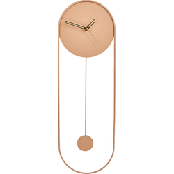 Beliani SALVAN - Wandklok-Roze-Staal